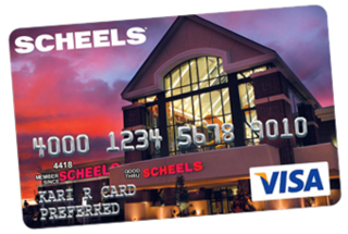 card credit scheels cards offer